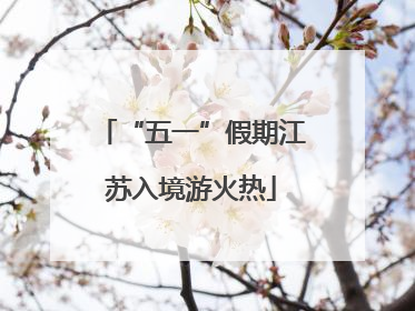 “五一”假期江苏入境游火热