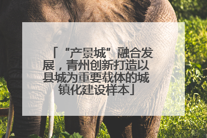 “产景城”融合发展，青州创新打造以县城为重要载体的城镇化建设样本