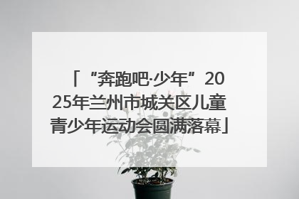 “奔跑吧·少年”2025年兰州市城关区儿童青少年运动会圆满落幕