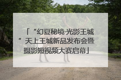 “幻夏秘境·光影王城”天上王城新品发布会暨摄影短视频大赛启幕
