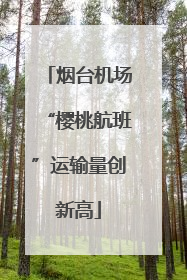烟台机场“樱桃航班”运输量创新高