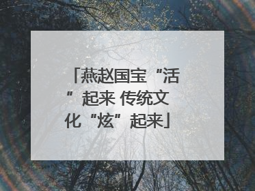 燕赵国宝“活”起来 传统文化“炫”起来