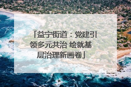 益宁街道：党建引领多元共治 绘就基层治理新画卷