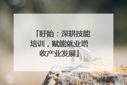 盱眙：深耕技能培训，赋能就业增收产业发展