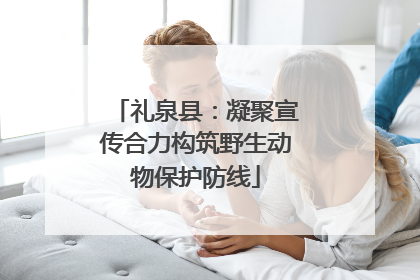礼泉县：凝聚宣传合力构筑野生动物保护防线