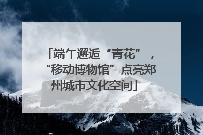 端午邂逅“青花”，“移动博物馆”点亮郑州城市文化空间