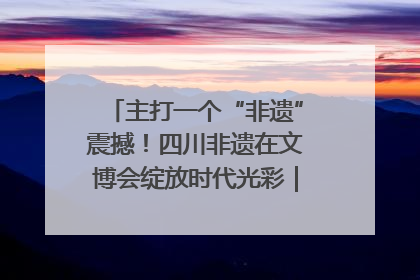 主打一个“非遗”震撼！四川非遗在文博会绽放时代光彩｜文博向“新”