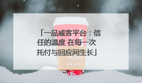 一品威客平台：信任的温度 在每一次托付与回应间生长