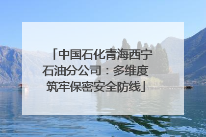 中国石化青海西宁石油分公司：多维度筑牢保密安全防线