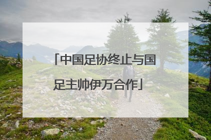 中国足协终止与国足主帅伊万合作