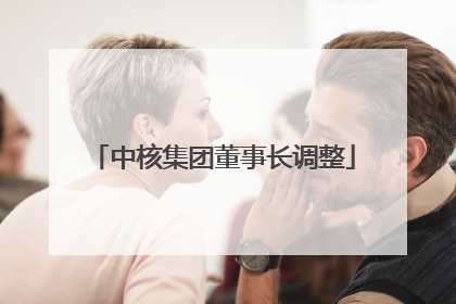 中核集团董事长调整