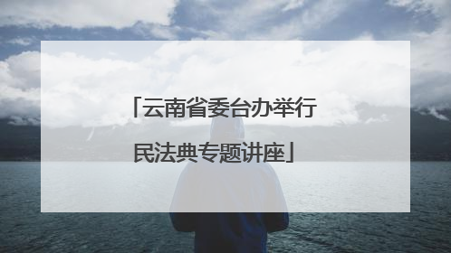 云南省委台办举行民法典专题讲座