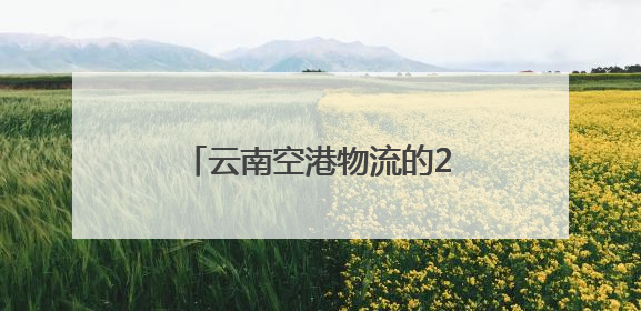 云南空港物流的27万吨全球竞速