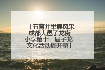 五育并举展风采 成都大邑子龙街小学第十一届子龙文化活动周开幕