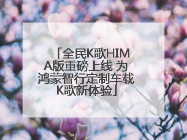 全民K歌HIMA版重磅上线 为鸿蒙智行定制车载K歌新体验