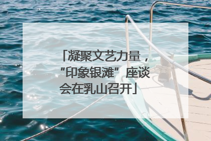 凝聚文艺力量，“印象银滩”座谈会在乳山召开