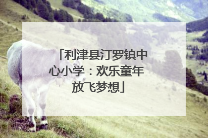 利津县汀罗镇中心小学：欢乐童年 放飞梦想