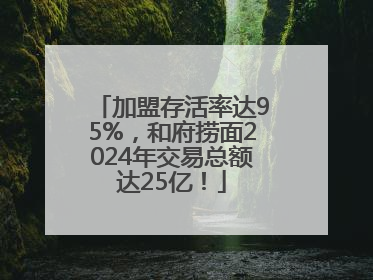 加盟存活率达95%，和府捞面2024年交易总额达25亿！
