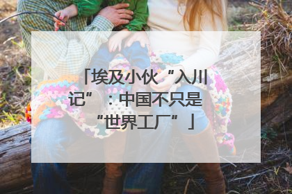 埃及小伙“入川记”：中国不只是“世界工厂”