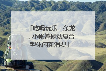 吃喝玩乐一条龙，小帐篷撬动复合型休闲新消费