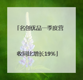 名创优品一季度营收同比增长19%