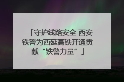 守护线路安全 西安铁警为西延高铁开通贡献“铁警力量”