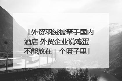 外贸羽绒被牵手国内酒店 外贸企业说鸡蛋不能放在一个篮子里