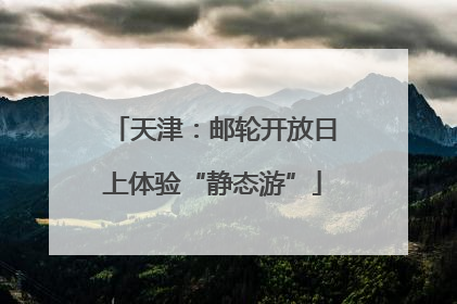 天津：邮轮开放日上体验“静态游”