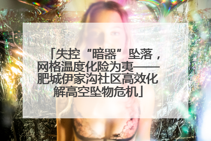 失控“暗器”坠落，网格温度化险为夷——肥城伊家沟社区高效化解高空坠物危机