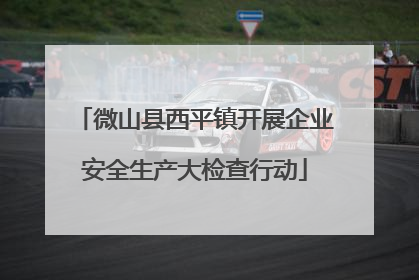 微山县西平镇开展企业安全生产大检查行动
