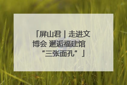 屏山君｜走进文博会 邂逅福建馆“三张面孔”