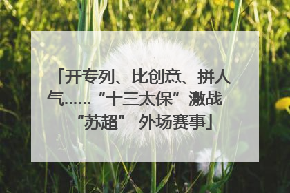 开专列、比创意、拼人气……“十三太保”激战“苏超” 外场赛事