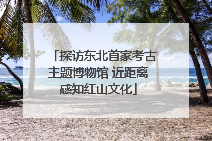 探访东北首家考古主题博物馆 近距离感知红山文化