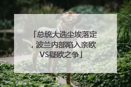 总统大选尘埃落定，波兰内部陷入亲欧VS疑欧之争