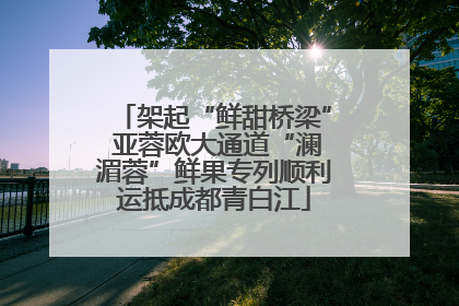 架起“鲜甜桥梁” 亚蓉欧大通道“澜湄蓉”鲜果专列顺利运抵成都青白江