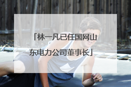 林一凡已任国网山东电力公司董事长