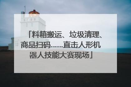 料箱搬运、垃圾清理、商品扫码……直击人形机器人技能大赛现场