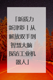 新质力 新津彩丨从解放双手到智慧大脑 探访工业机器人