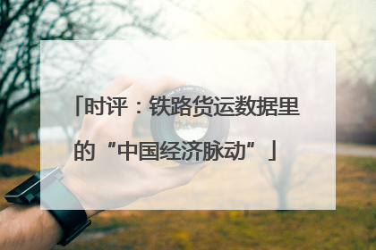 时评：铁路货运数据里的“中国经济脉动”