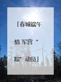 春城端午情 军营“粽”动员