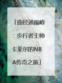 曲径通巅峰：步行者主帅卡莱尔的NBA传奇之旅