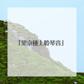 望京楼上聆琴音