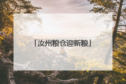 汝州粮仓迎新粮