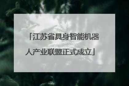 江苏省具身智能机器人产业联盟正式成立
