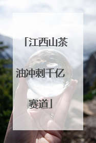江西山茶油冲刺千亿赛道