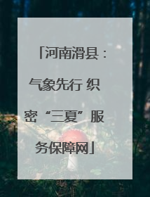 河南滑县：气象先行 织密“三夏”服务保障网