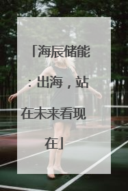 海辰储能：出海，站在未来看现在