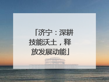 济宁：深耕技能沃土，释放发展动能