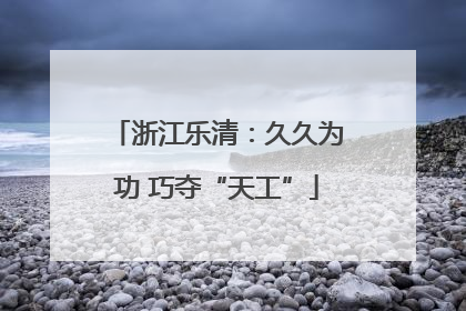 浙江乐清：久久为功 巧夺“天工”