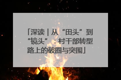 深读|从“田头”到“镜头”:村干部转型路上的破圈与突围